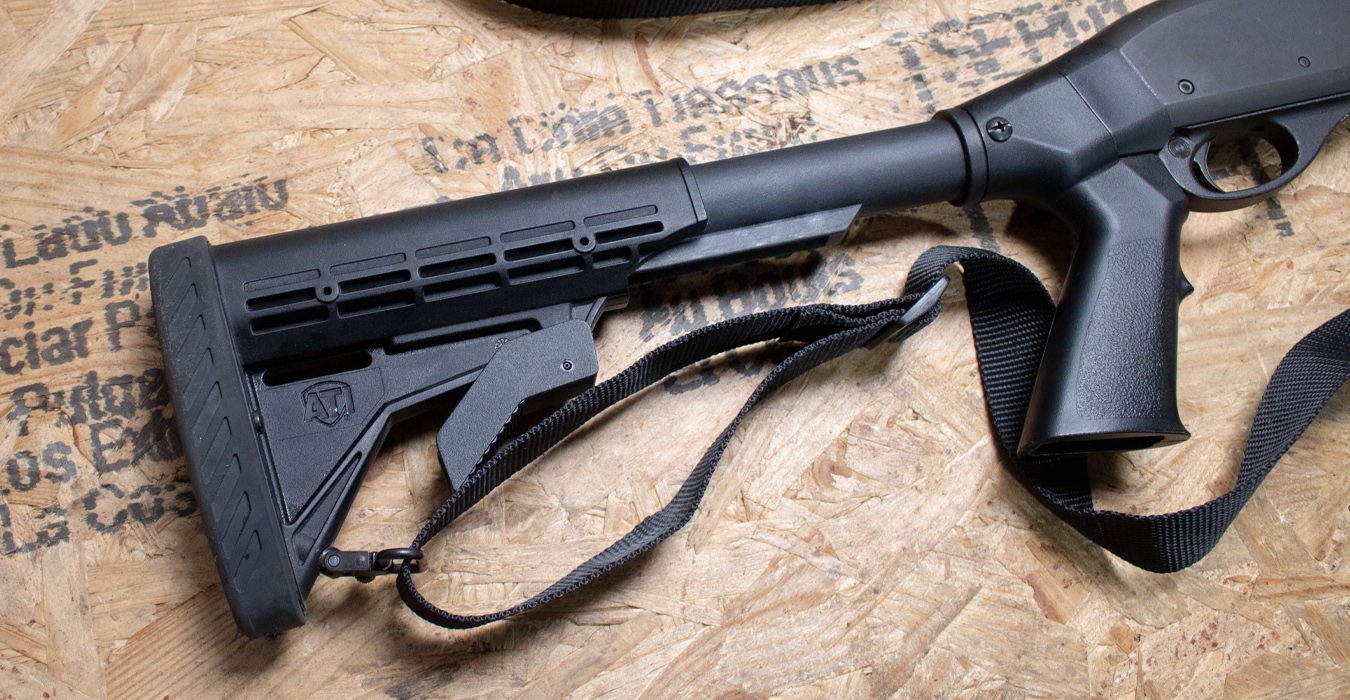 REMINGTON 870 Police Magnum 12 Gauge Police Trade-In Shotguns with Tactical Stock, Rifle Sights